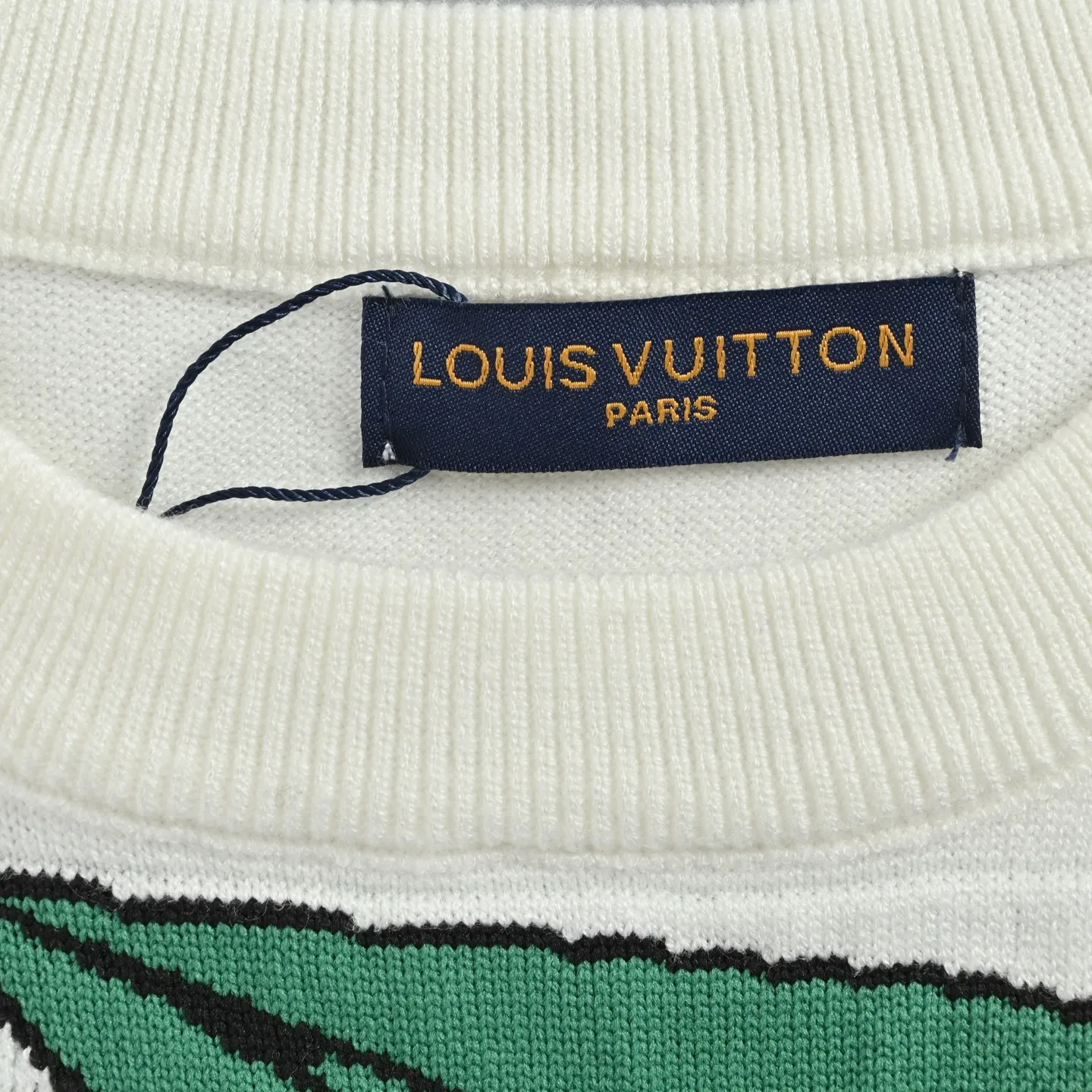 Louis Vuitton/Louis Vuitton 25Fw childlike paper airplane jacquard knitted sweater